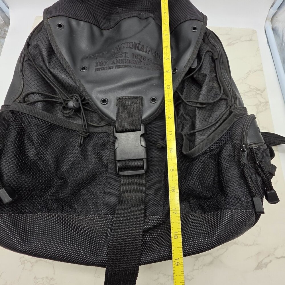 North Carolina Army National Guard Black Tactical Backpack Daypack Laptop Bag US - Picture 12 of 15
